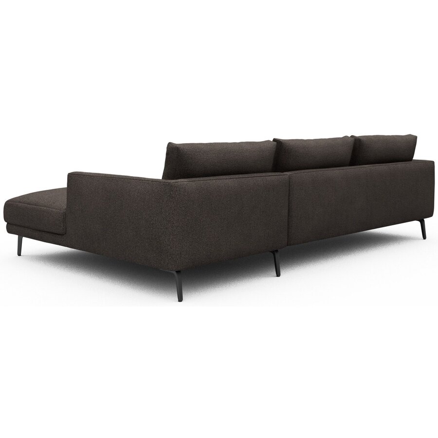 Dalsen 2,5-Zits + Chaise Lounge Taupe Bouclé Dalsen 2,5-Zits + Chaise Lounge Taupe Bouclé