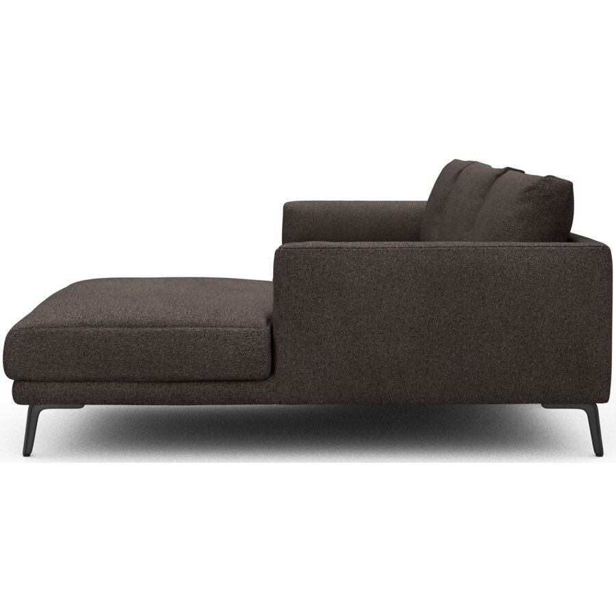 Dalsen 2,5-Zits + Chaise Lounge Taupe Bouclé Dalsen 2,5-Zits + Chaise Lounge Taupe Bouclé