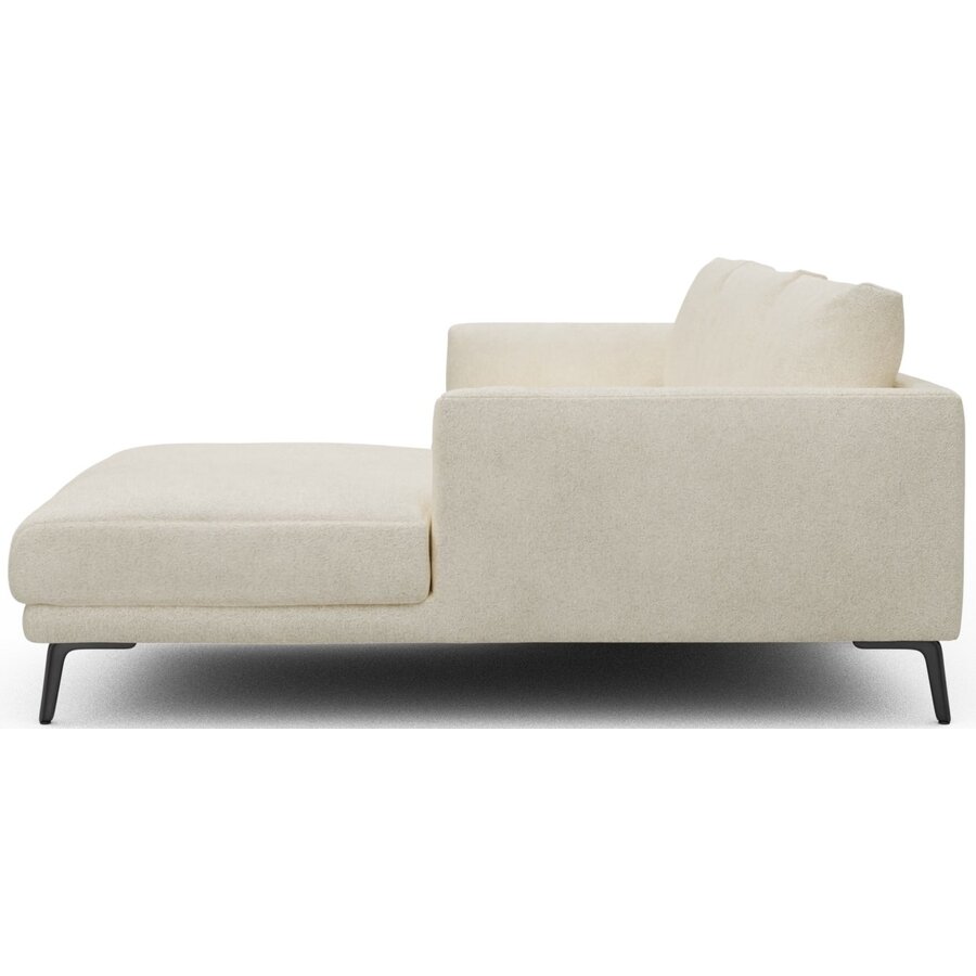 Dalsen 2,5-Zits + Chaise Lounge Gebroken Wit Bouclé Dalsen 2,5-Zits + Chaise Lounge Gebroken Wit Bouclé