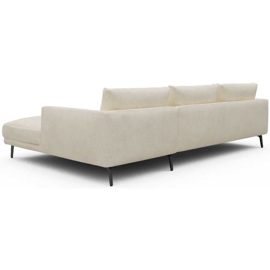 Dalsen 2,5-Zits + Chaise Lounge Gebroken Wit Bouclé Dalsen 2,5-Zits + Chaise Lounge Gebroken Wit Bouclé