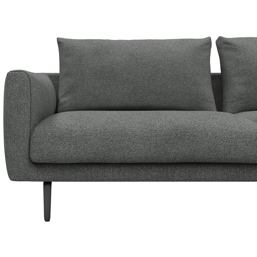 Dalsen 2,5-Zits + Chaise Lounge Grijs  Bouclé