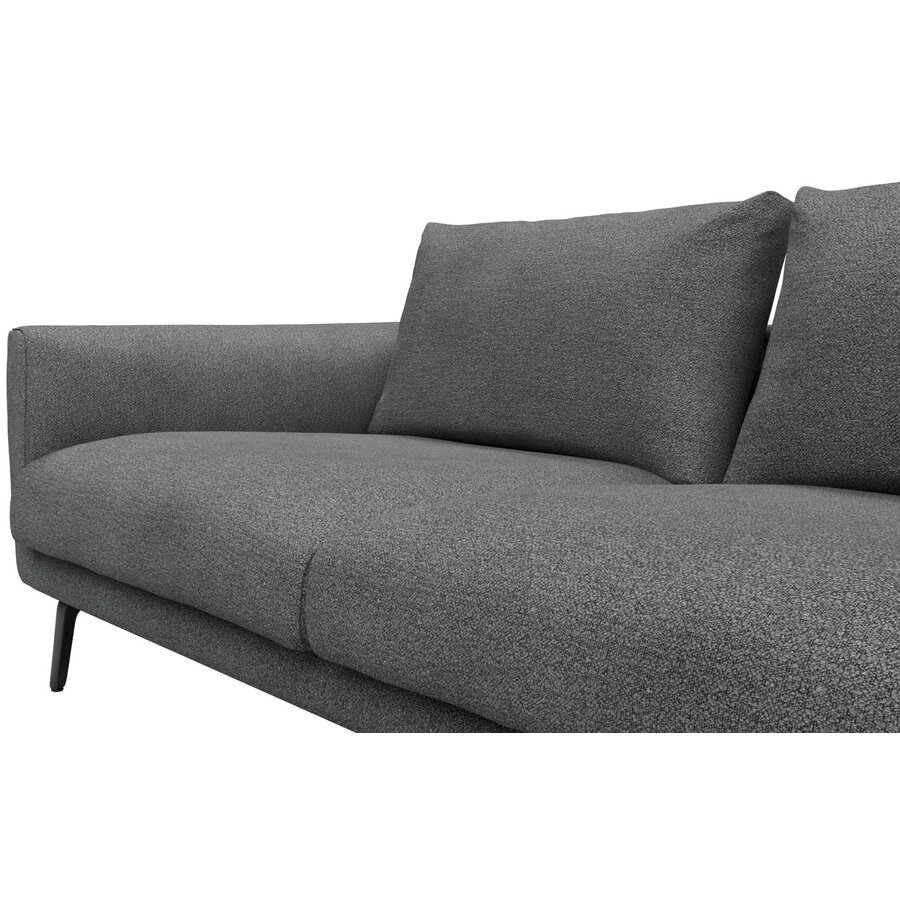 Dalsen 2,5-Zits + Chaise Lounge Grijs  Bouclé