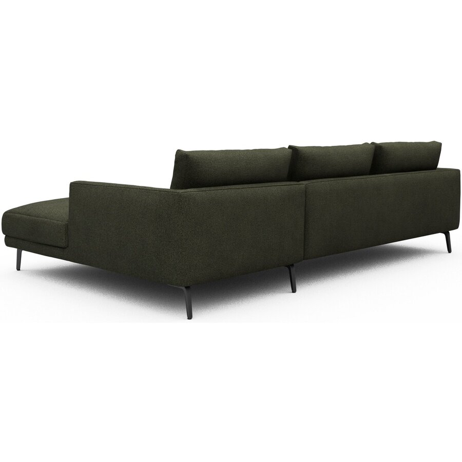 Dalsen 2,5-Zits + Chaise Lounge Bosgroen Bouclé Dalsen 2,5-Zits + Chaise Lounge Bosgroen Bouclé