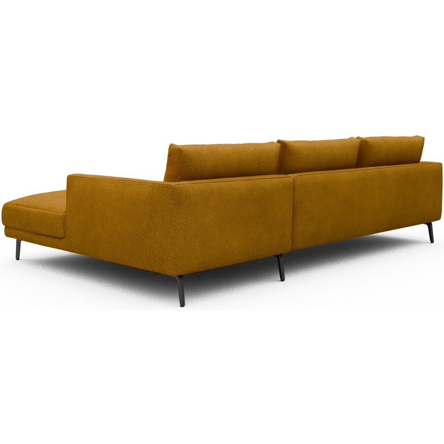 Dalsen 2,5-Zits + Chaise Lounge Oker Bouclé Dalsen 2,5-Zits + Chaise Lounge Oker Bouclé