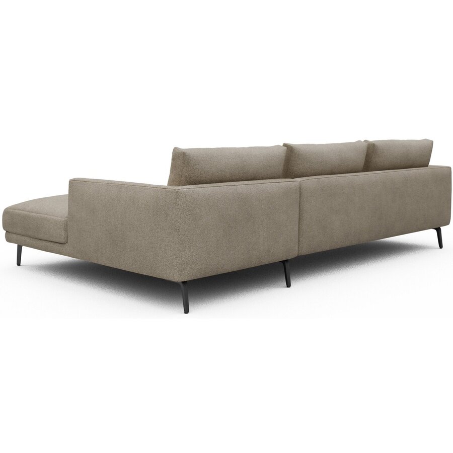 Dalsen 2,5-Zits + Chaise Lounge Beige Bouclé Dalsen 2,5-Zits + Chaise Lounge Beige Bouclé