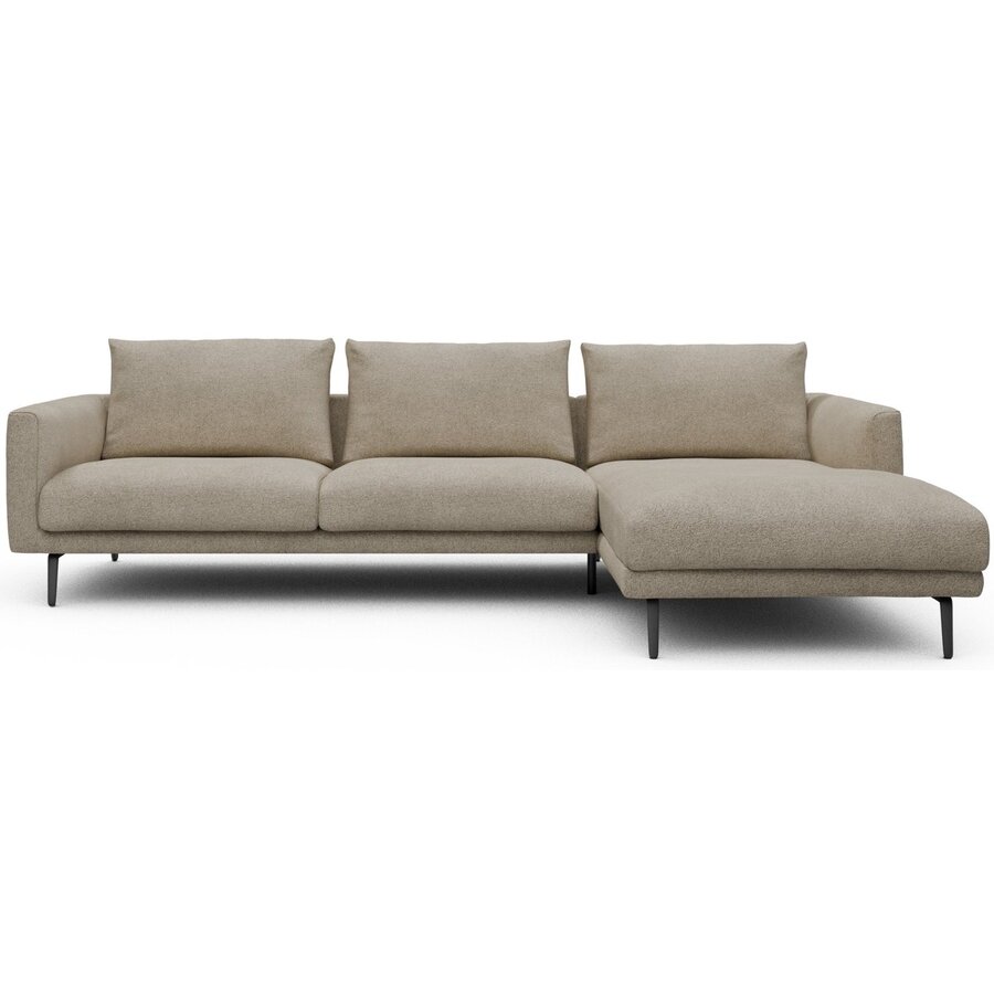 Dalsen 2,5-Zits + Chaise Lounge Beige Bouclé Dalsen 2,5-Zits + Chaise Lounge Beige Bouclé