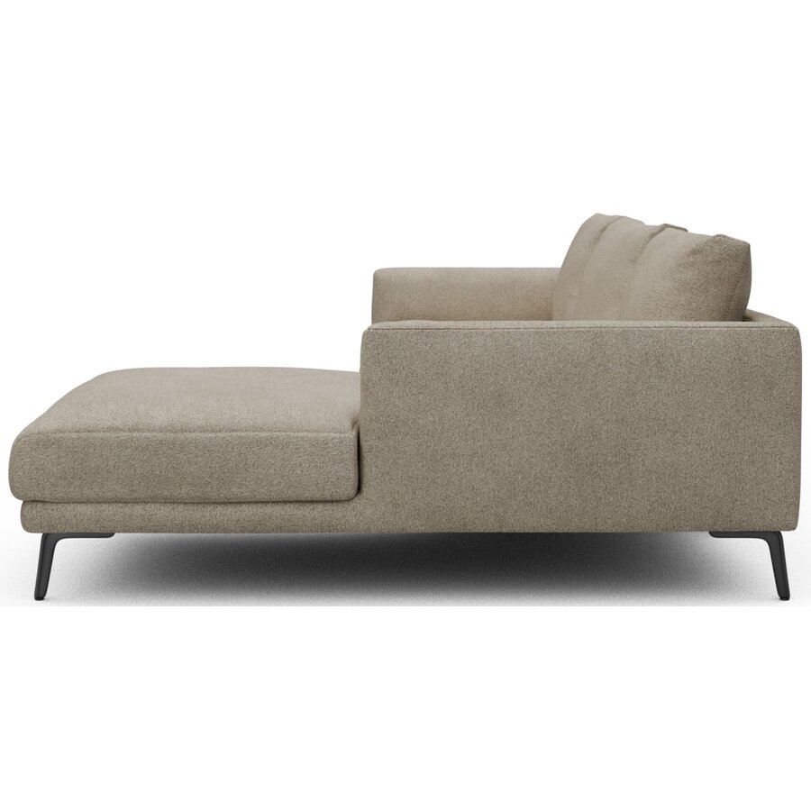 Dalsen 2,5-Zits + Chaise Lounge Beige Bouclé Dalsen 2,5-Zits + Chaise Lounge Beige Bouclé