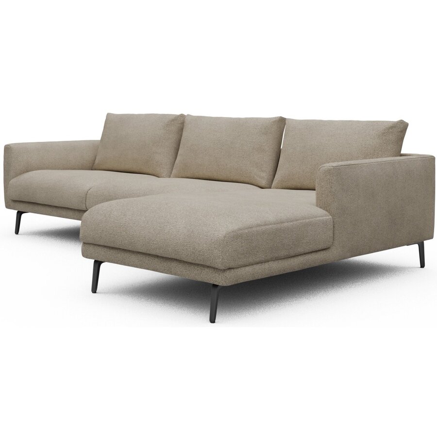 Dalsen 2,5-Zits + Chaise Lounge Beige Bouclé Dalsen 2,5-Zits + Chaise Lounge Beige Bouclé