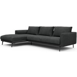 Kragelund Dalsen Chaise Lounge + 2,5-Zits Houtskool Zwart Bouclé Kragelund Dalsen Chaise Lounge + 2,5-Zits Houtskool Zwart Bouclé