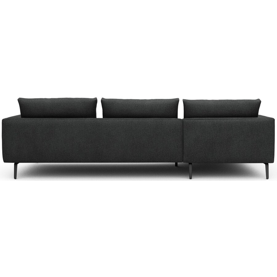 Dalsen Chaise Lounge + 2,5-Zits Houtskool Zwart Bouclé Dalsen Chaise Lounge + 2,5-Zits Houtskool Zwart Bouclé