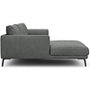 Dalsen Chaise Lounge + 2,5-Zits Grijs Bouclé
