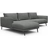 Dalsen Chaise Lounge + 2,5-Zits Grijs Bouclé