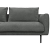 Dalsen Chaise Lounge + 2,5-Zits Grijs Bouclé
