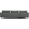 Dalsen Chaise Lounge + 2,5-Zits Grijs Bouclé
