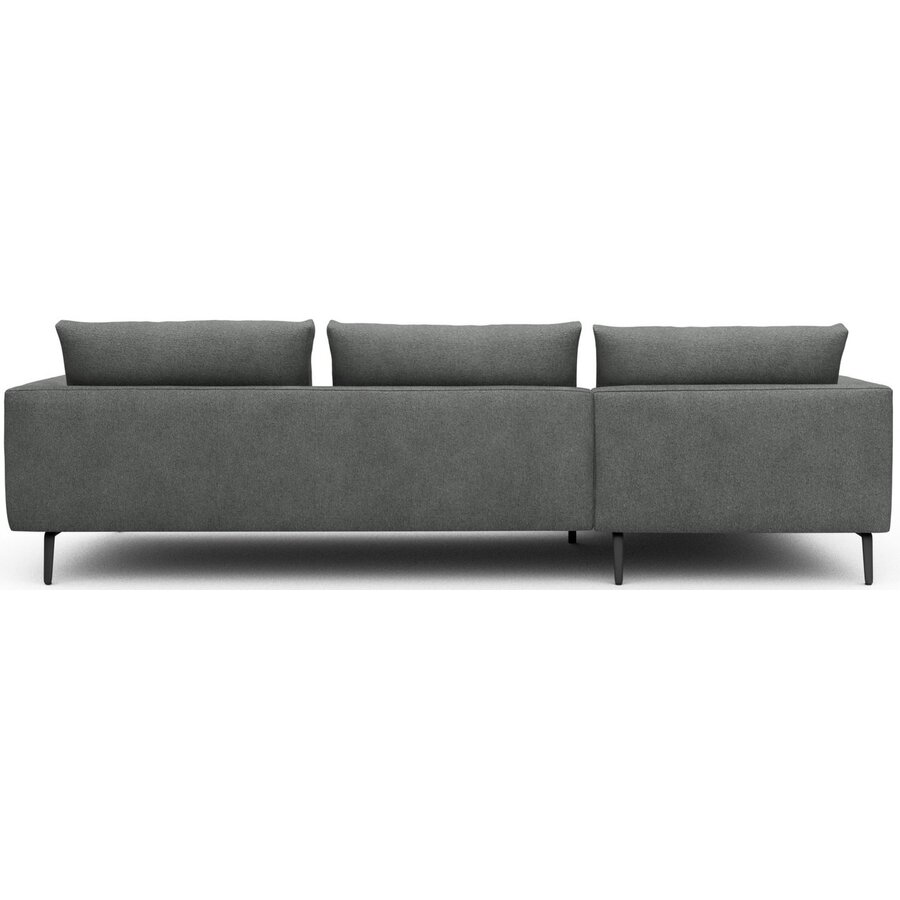 Dalsen Chaise Lounge + 2,5-Zits Grijs Bouclé