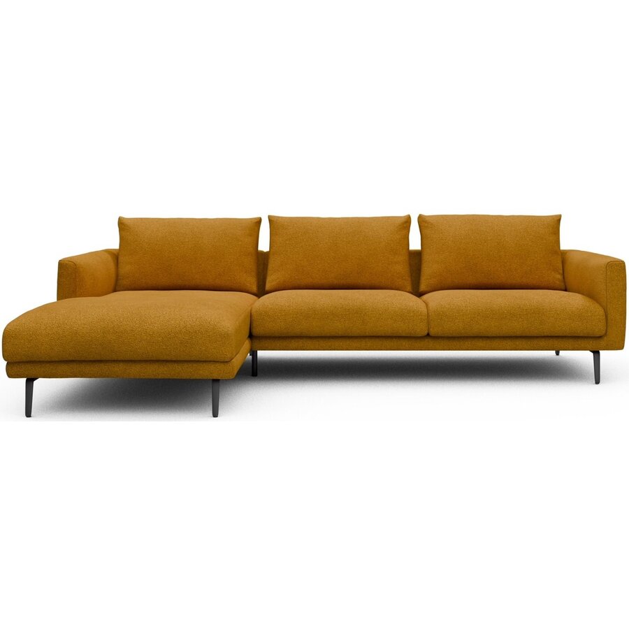 Dalsen Chaise Lounge + 2,5-Zits Oker Bouclé Dalsen Chaise Lounge + 2,5-Zits Oker Bouclé