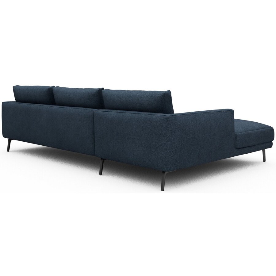 Dalsen Chaise Lounge + 2,5-Zits Blauw Bouclé Dalsen Chaise Lounge + 2,5-Zits Blauw Bouclé
