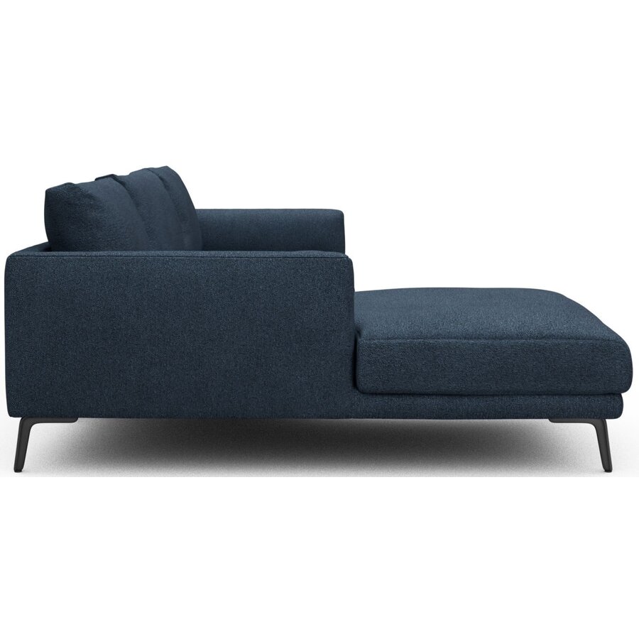 Dalsen Chaise Lounge + 2,5-Zits Blauw Bouclé Dalsen Chaise Lounge + 2,5-Zits Blauw Bouclé