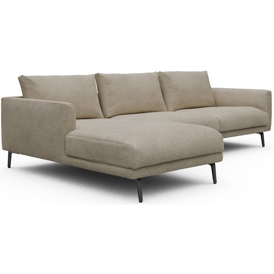 Dalsen Chaise Lounge + 2,5-Zits Beige Bouclé Dalsen Chaise Lounge + 2,5-Zits Beige Bouclé