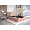 Vegas 160 x 200 cm Gestoffeerd Bed Stoffig Roze Vegas 160 x 200 cm Gestoffeerd Bed Stoffig Roze