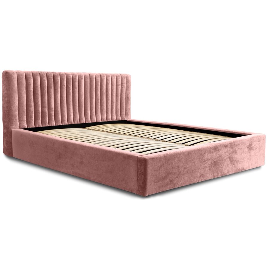 Vegas 180 x 200 cm Gestoffeerd Bed Stoffig Roze Vegas 180 x 200 cm Gestoffeerd Bed Stoffig Roze