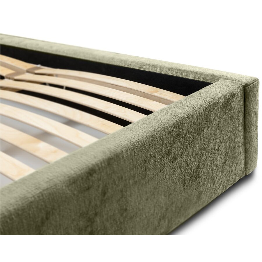 Vegas 160 x 200 cm Gestoffeerd Bed Olijfgroen Vegas 160 x 200 cm Gestoffeerd Bed Olijfgroen