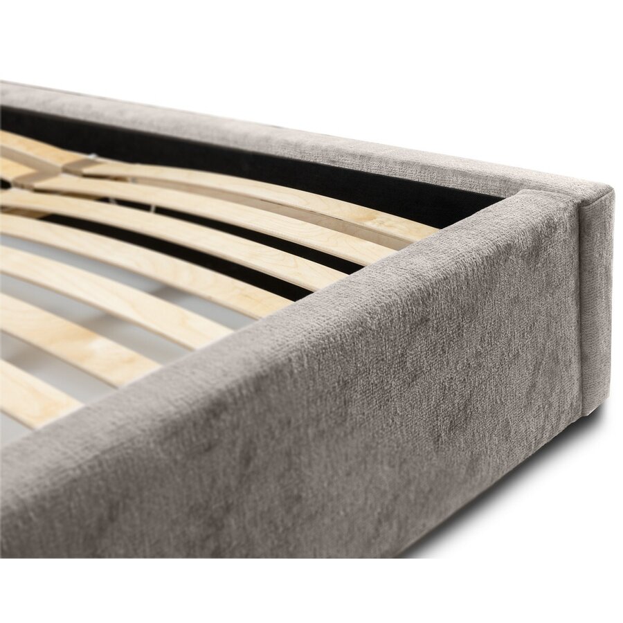 Vegas 140 x 200 cm Gestoffeerd Bed Grijs Vegas 140 x 200 cm Gestoffeerd Bed Grijs