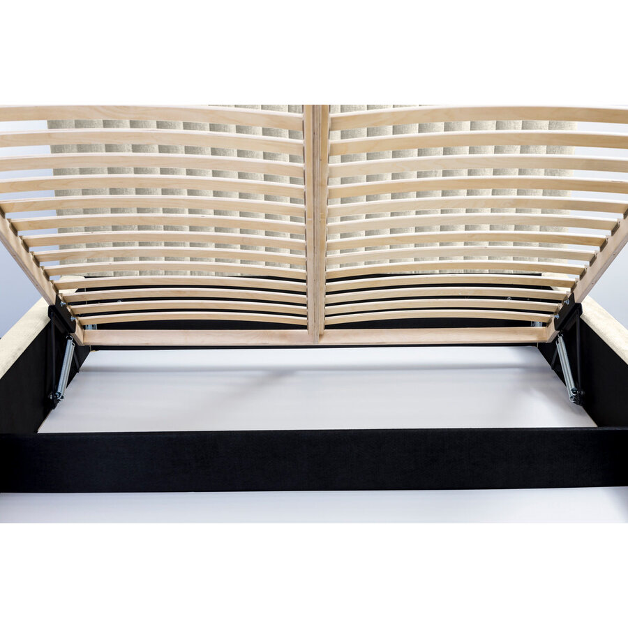 Vegas 160 x 200 cm Gestoffeerd Bed Creme Vegas 160 x 200 cm Gestoffeerd Bed Creme