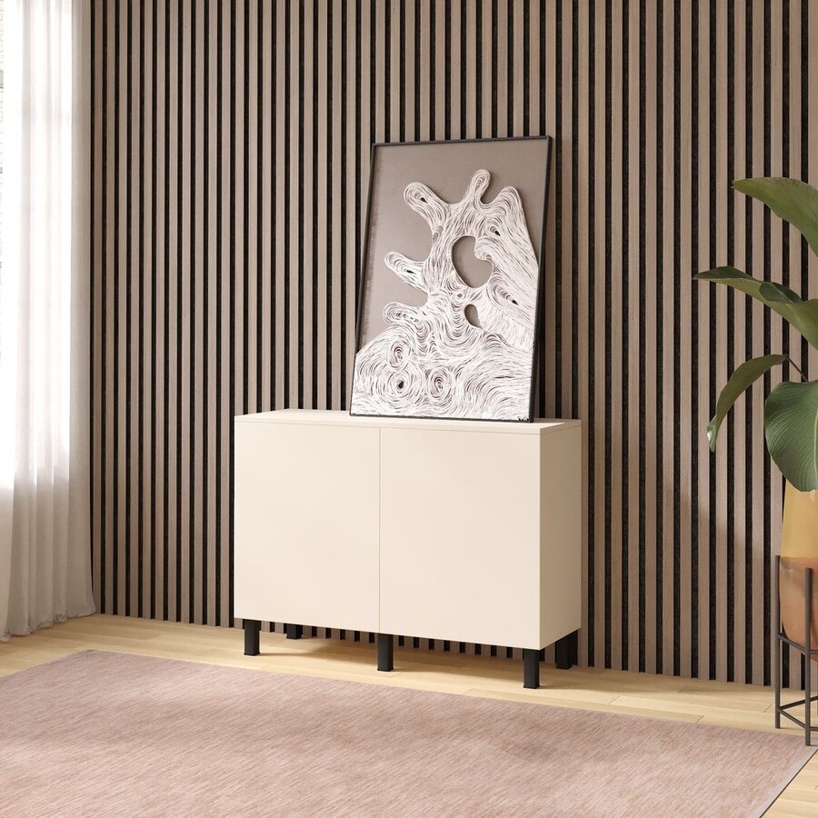 Turin Ayaya 120 cm Dressoir Magnolia Turin Ayaya 120 cm Dressoir Magnolia