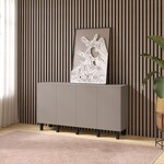 Artego Design Turin Ayaya 163 cm Dressoir Taupe Artego Design Turin Ayaya 163 cm Dressoir Taupe