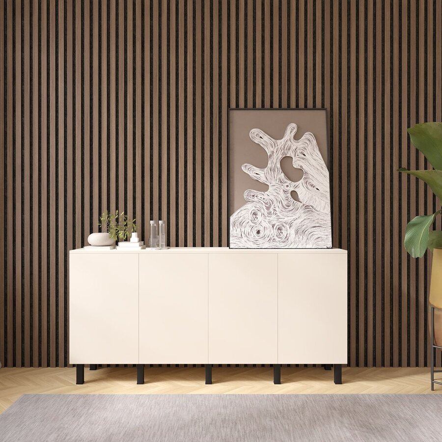 Turin Ayaya 180 cm Dressoir Magnolia Turin Ayaya 180 cm Dressoir Magnolia