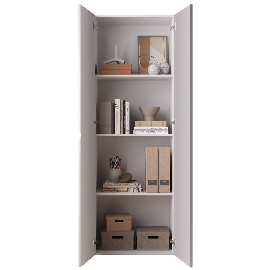 Smile Hoogglans Wit Kantoorkast Hoog Smile Hoogglans Wit Kantoorkast Hoog