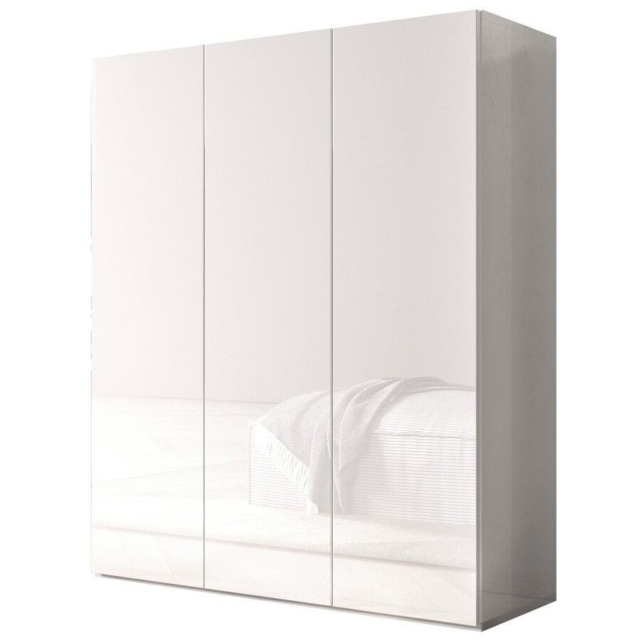 Smile Hoogglans Wit Schoenenkast 3-Deuren Laag Smile Hoogglans Wit Schoenenkast 3-Deuren Laag