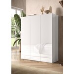 Benvenuto Design Smile Hoogglans Wit Schoenenkast 3-Deuren Laag Benvenuto Design Smile Hoogglans Wit Schoenenkast 3-Deuren Laag