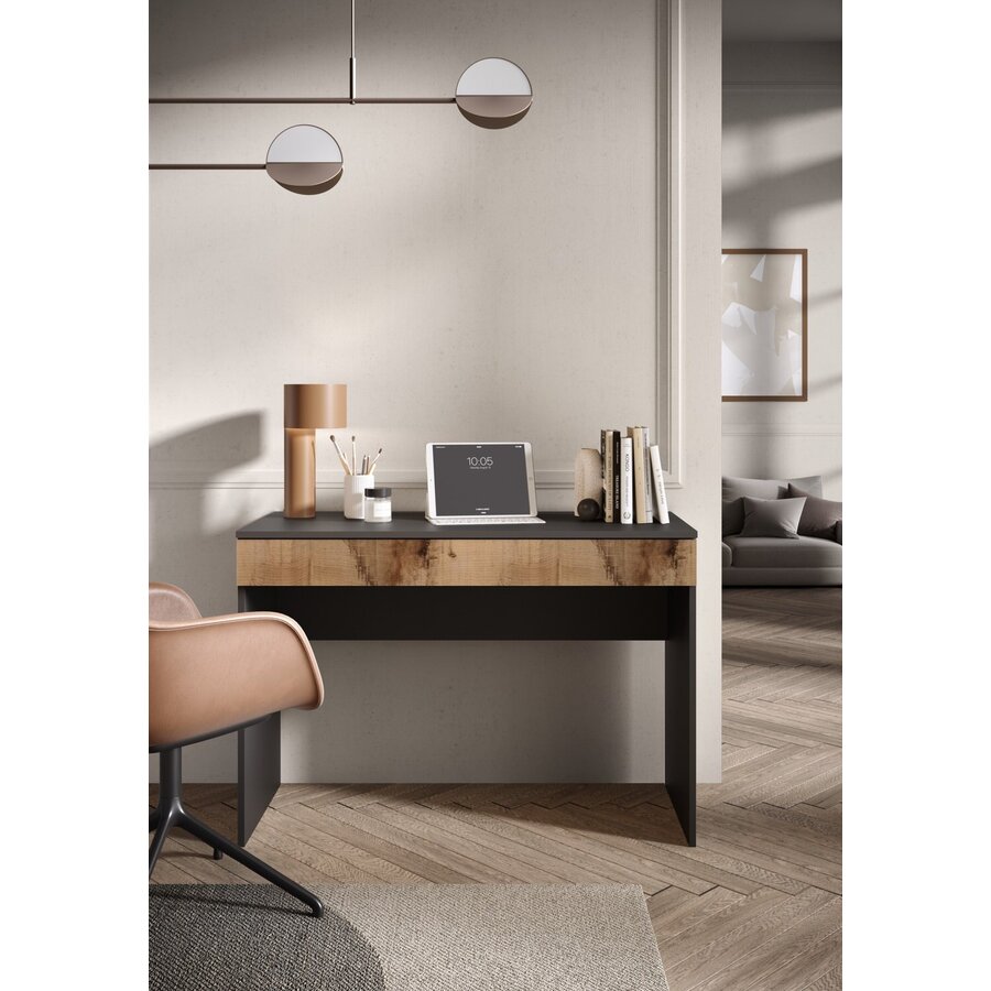 Smile Nero/Pero Bureautafel 110 cm Smile Nero/Pero Bureautafel 110 cm