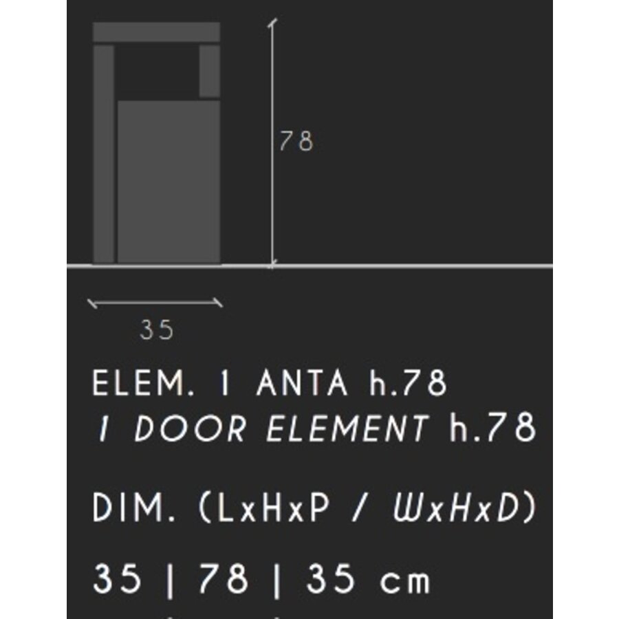 Hamburg HG Wit / Eiken Badkamerkast 1-Deur Mini Hamburg HG Wit / Eiken Badkamerkast 1-Deur Mini