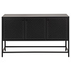 Horsens Zwart Dressoir met 3-Deuren W125 cm