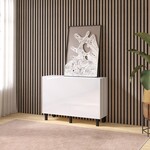 Artego Design Eco Ayaya 120 cm Dressoir Hoogglans Alpine Wit
