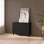 Artego Design Turin Ayaya 120 cm Dressoir Zwart Artego Design Turin Ayaya 120 cm Dressoir Zwart