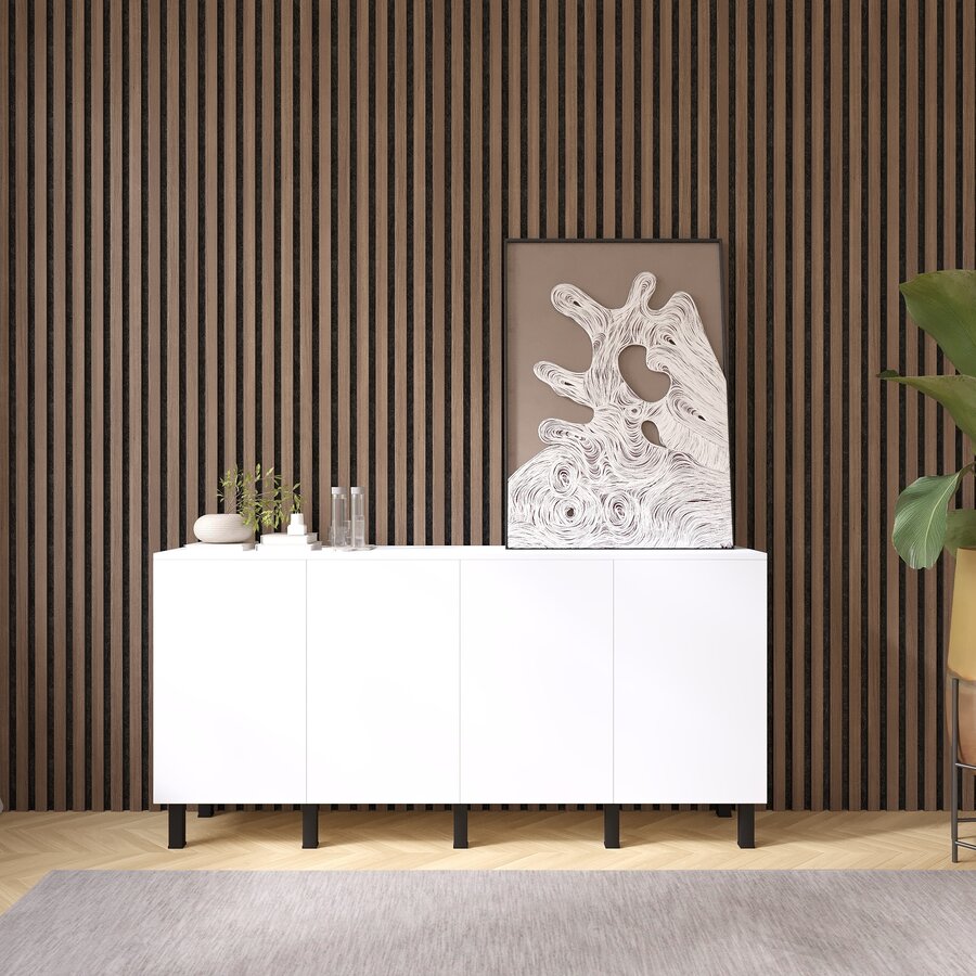 Turin Ayaya 180 cm Dressoir Alpine Wit Turin Ayaya 180 cm Dressoir Alpine Wit