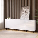 Artego Design Eco Ayaya 240 cm Dressoir Hoogglans Alpine Wit Artego Design Eco Ayaya 240 cm Dressoir Hoogglans Alpine Wit