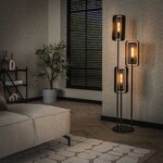Davidi Design Mesh Rotate Vloerlamp 3L Artic Zwart