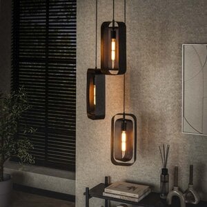 Davidi Design Mesh Rotate Hanglamp 3L Artic Zwart
