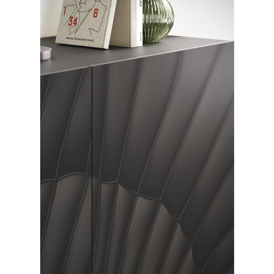 Snake Antraciet Dressoir 3-Deuren Snake Antraciet Dressoir 3-Deuren