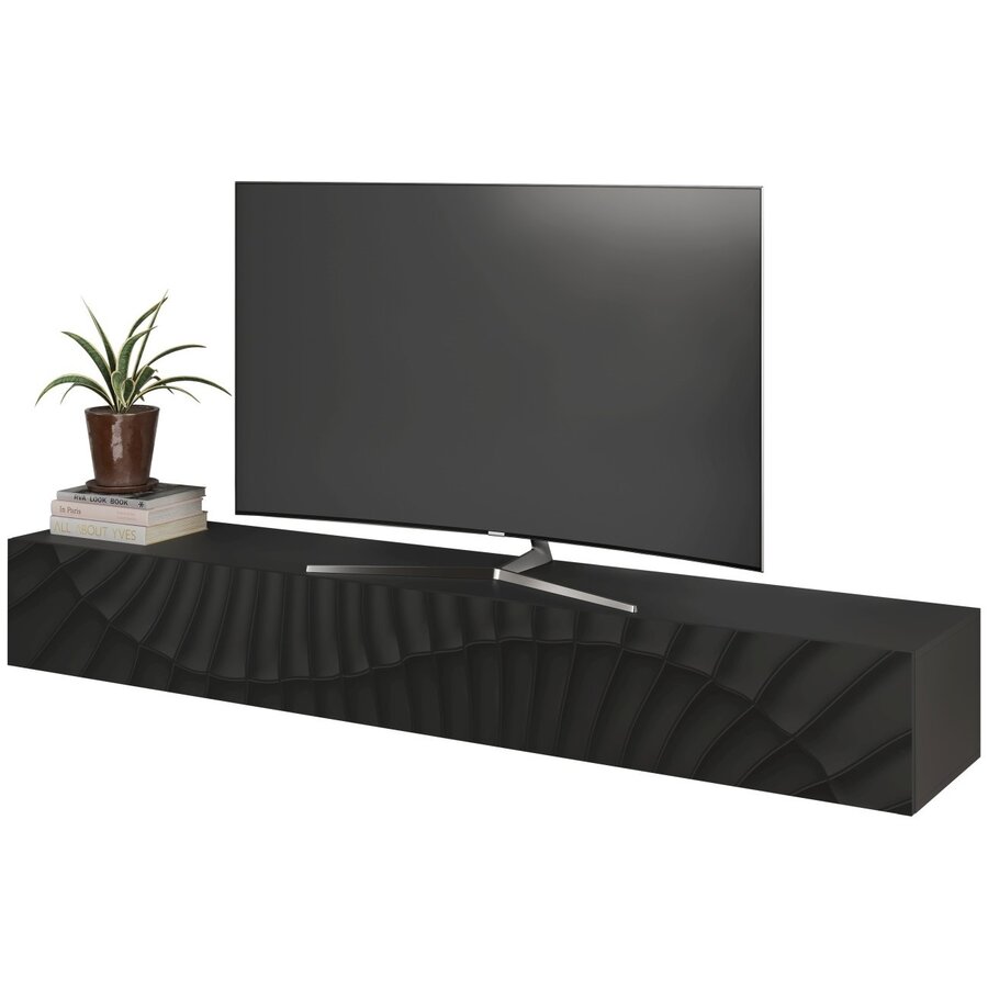 Snake Antraciet TV Wandmeubel 210 cm Snake Antraciet TV Wandmeubel 210 cm