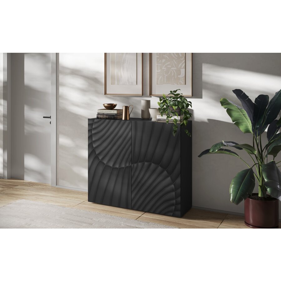 Snake Antraciet Opbergkast 2-Deuren Snake Antraciet Opbergkast 2-Deuren