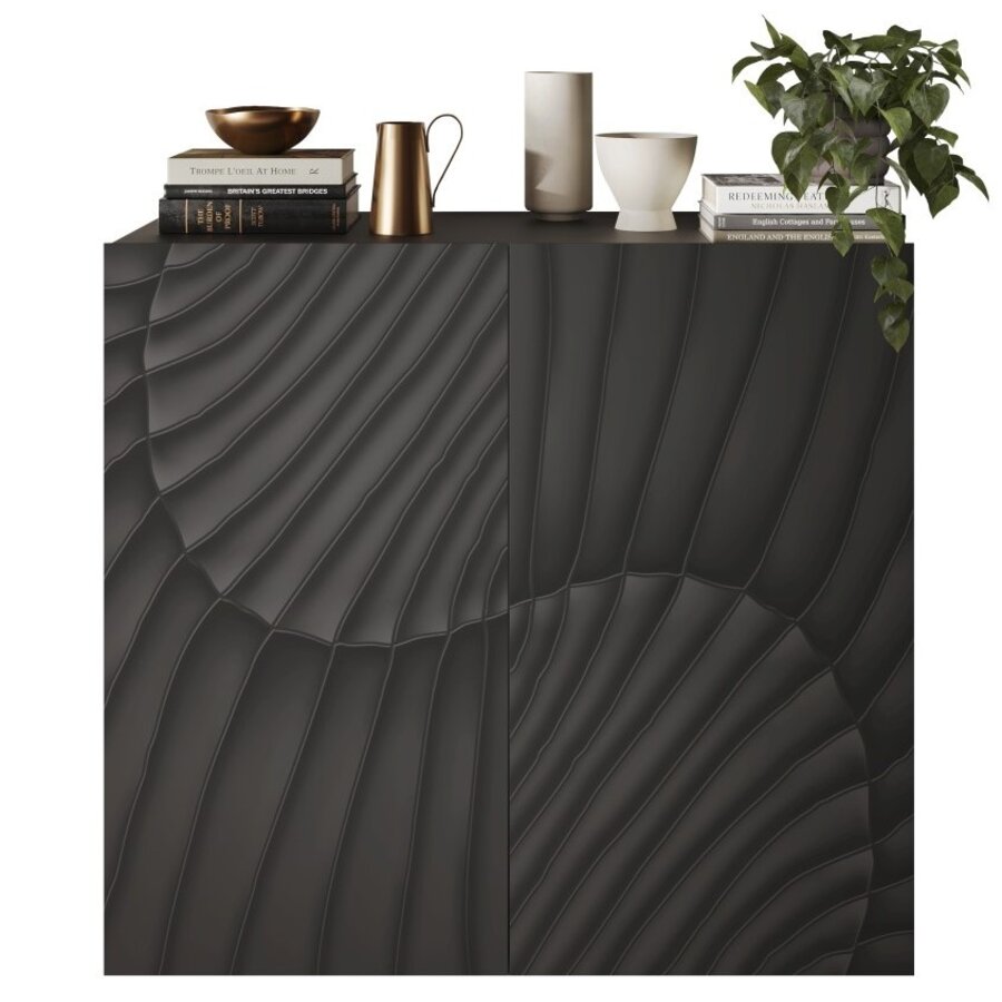 Snake Antraciet Opbergkast 2-Deuren Snake Antraciet Opbergkast 2-Deuren