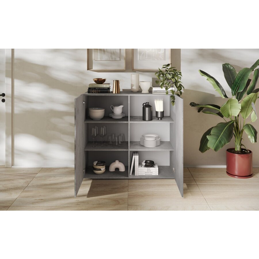 Snake Beton Opbergkast 2-Deuren Snake Beton Opbergkast 2-Deuren