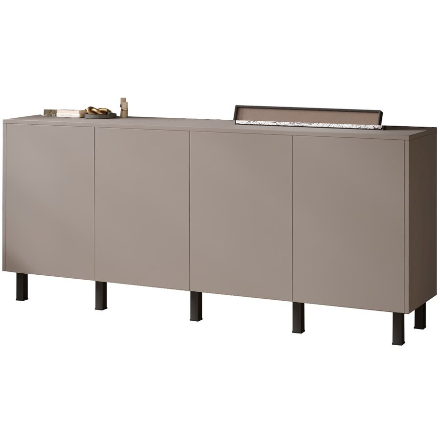 Turin Ayaya 203 cm Dressoir Taupe Turin Ayaya 203 cm Dressoir Taupe