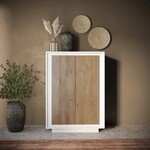 Benvenuto Design Sky 2.0 Wit / Mercure Eiken Opbergkast met 2-Deuren Benvenuto Design Sky 2.0 Wit / Mercure Eiken Opbergkast met 2-Deuren